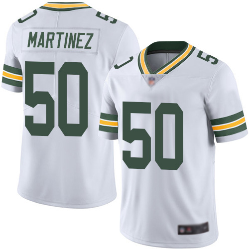 Green Bay Packers Limited White Men #50 Martinez Blake Road Jersey Nike NFL Vapor Untouchable